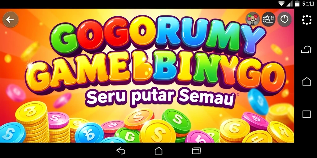 Tampilan screenshot GOGORUMMY menunjukkan gameplay Bingo yang menarik.
