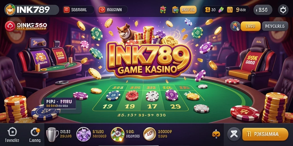 Screenshot gameplay INK789 menampilkan aksi seru dalam permainan Kasino.