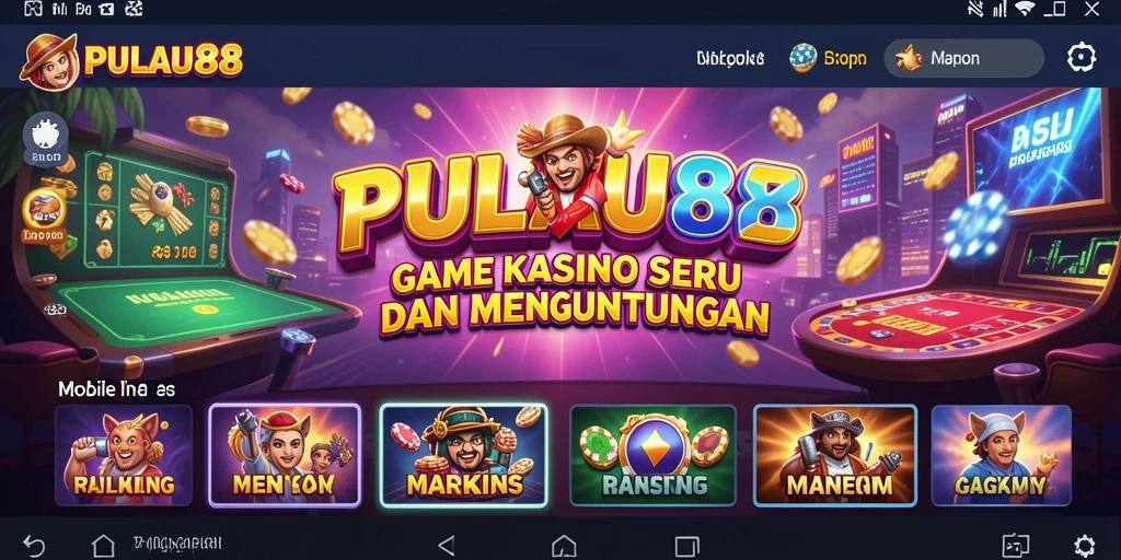 Screenshot gameplay PULAU88 menampilkan momen seru di permainan Kasino.