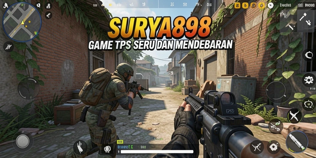 Tampilan aksi mendebarkan dari gameplay SURYA898